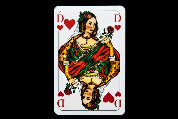 Spielkarten Nahaufnahme Poker Hintergrund — Stockfoto