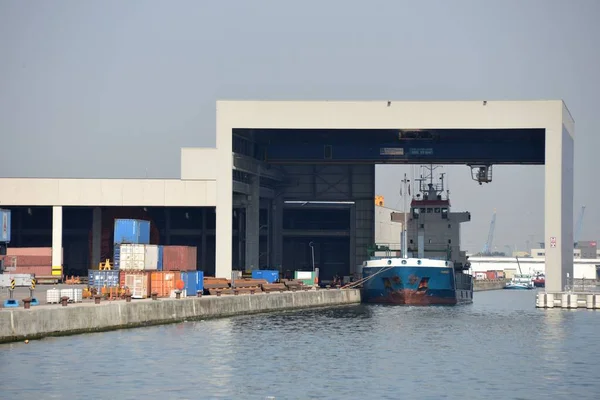 Ship Loading Place Harbor — Stock Photo, Image