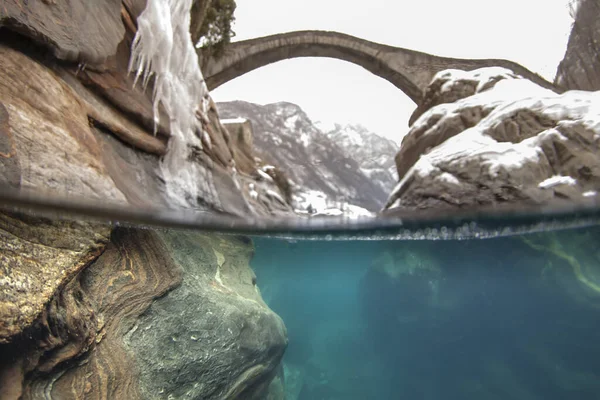 Vista Panorâmica Bela Paisagem Alpes — Fotografia de Stock