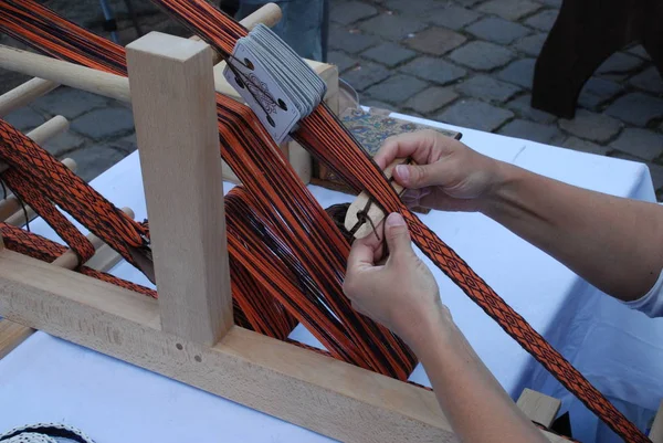 web weaving weaving weaving frame weaving technique border