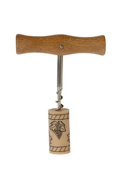 Corkscrew Tool Household Cork — Stock Photo, Image