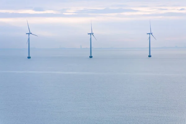 Middelgrunden Offshore Wind Farm Copenhagen Denmark Early Morning — Stock Photo, Image