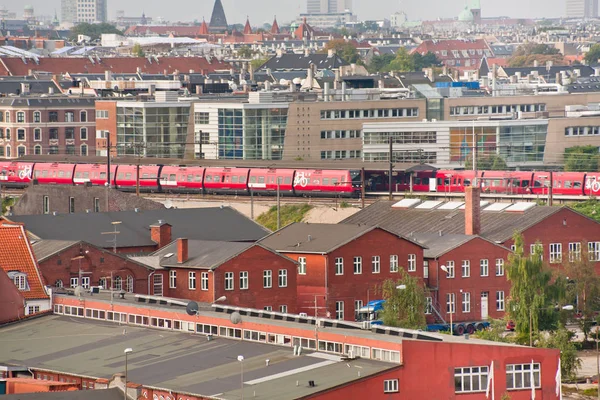 Vista Sobre Copenhague Desde Puerto Día Otoño —  Fotos de Stock