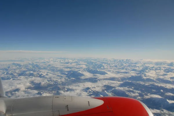 Über Den Schönen Wolken — Stockfoto