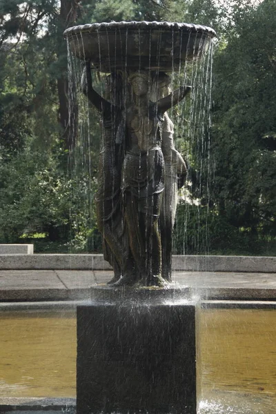 Fontaine Dans Parc — Photo