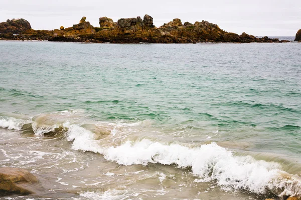 Costa Granito Rosa Bretaña Francia — Foto de Stock