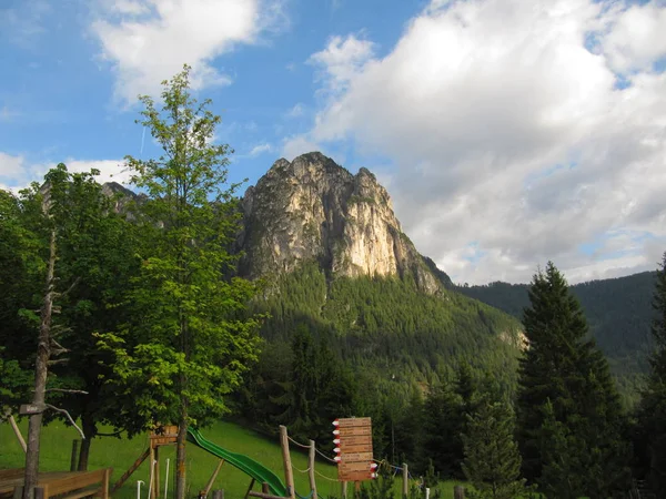 View Nature Park Sciliar Alto Adige Italy — стокове фото