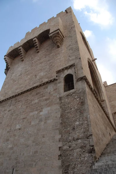 Torre Serranos Dolor Valencia — Foto de Stock