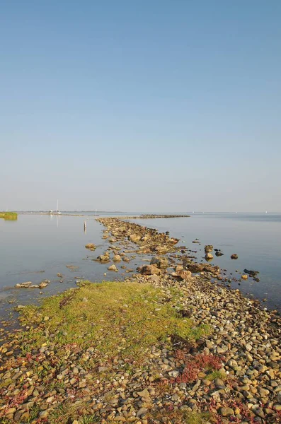 Den Grevelingenmeer Vid Punt Ouddorp Södra Nederländerna — Stockfoto