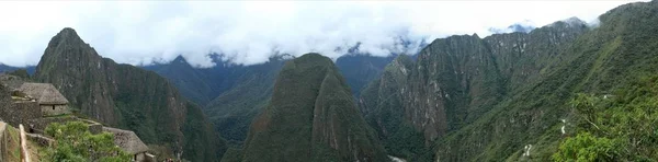 Machu Picchu Città Inca Tra Nuvole — Foto Stock