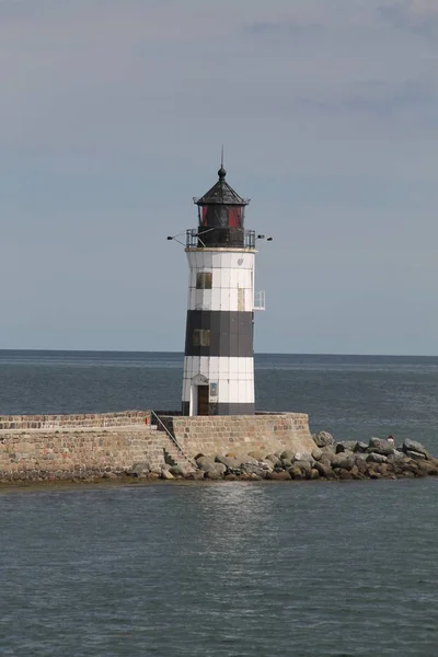 Lighthouse Mouth Schlei — Stock Photo, Image