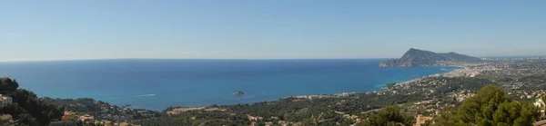 Altea Albir Benidorm Panoramiczne Zdjęcie — Zdjęcie stockowe