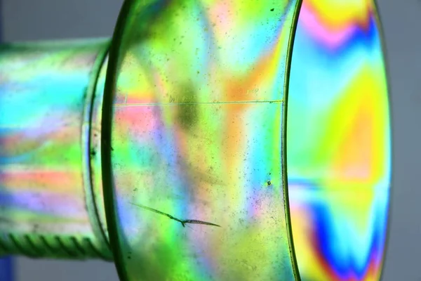 Esőmérő Polarizált Fényben Polarizációs Szűrővel — Stock Fotó