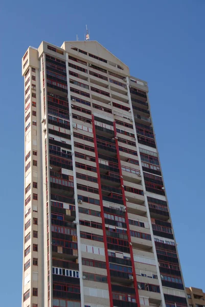 Spanien Benidorm Costa Blanca Hausfassade — Stockfoto