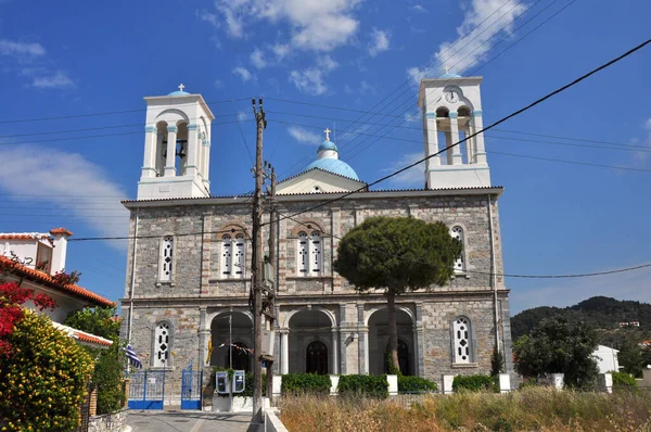 Griechische Kirche Auf Samos — Stockfoto