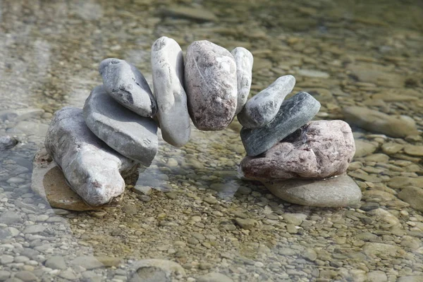 Два Камня Пляже — стоковое фото