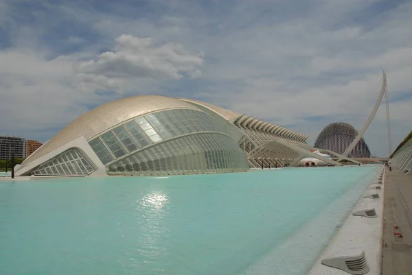 Ciudad Las Ciencias Valencia Spain — стоковое фото