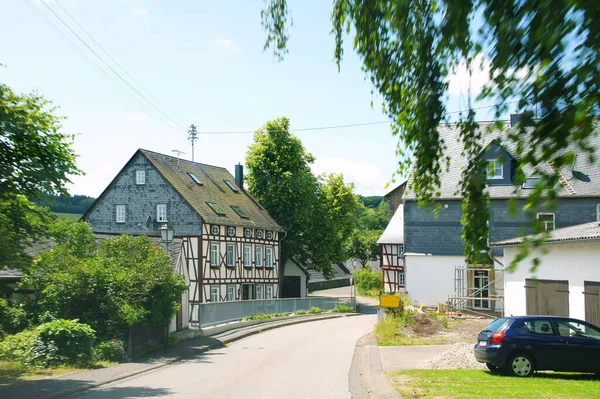 Malerischer Blick Auf Die Stimmungsvolle Dorflandschaft — Stockfoto