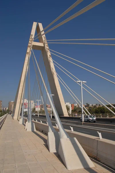 Spain Cable Stained Bridge — 스톡 사진