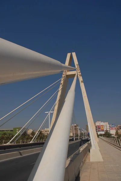 Spanyolország Kábelezett Híd — Stock Fotó