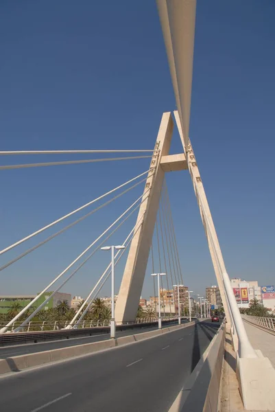 Spain Cable Stained Bridge — 스톡 사진