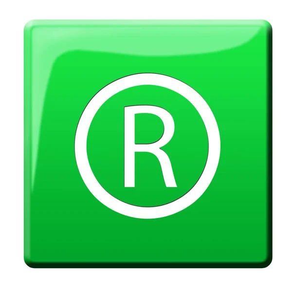 Copyright Button Right Reproduction Trade Mark — Stock Photo, Image