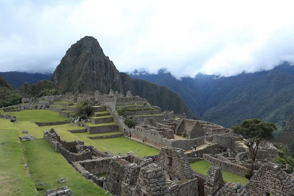 Machu Picchu Πόλη Στα Σύννεφα — Φωτογραφία Αρχείου