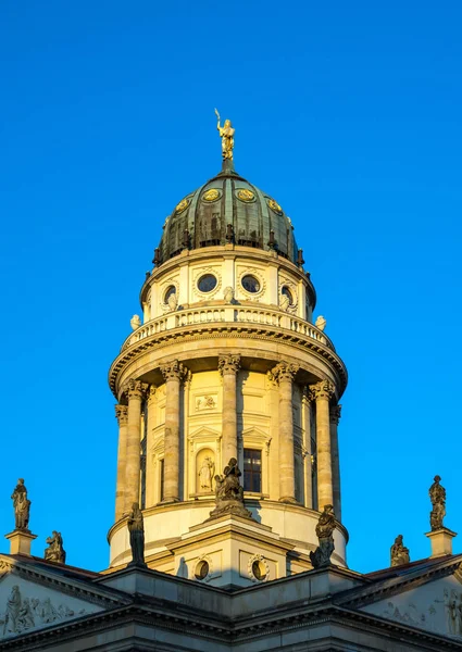 Catedral Francesa Luz Mañana Berlin — Foto de Stock