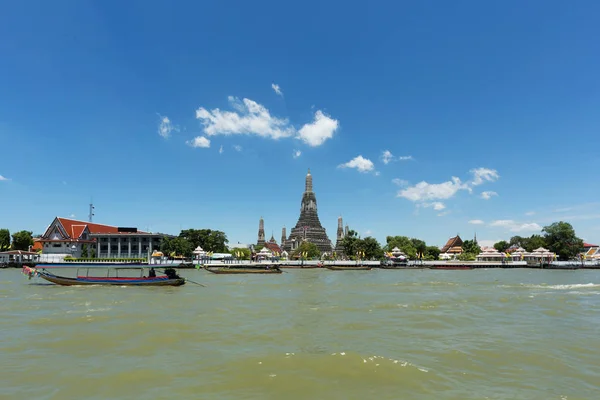Chao Phraya Ποταμός Μπανγκόκ Ναυτιλία Στην Πρωτεύουσα Της Ταϊλάνδης — Φωτογραφία Αρχείου