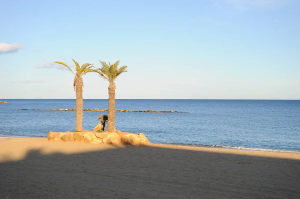 Spanien Ensam Strand — Stockfoto