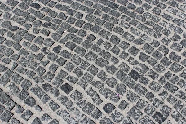 Bild Von Kopfsteinpflaster Mit Grauem Muster — Stockfoto