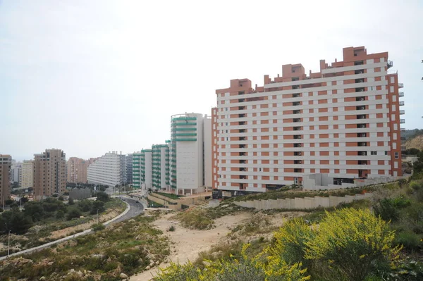 Benidorm Πόλη Στην Ισπανία — Φωτογραφία Αρχείου