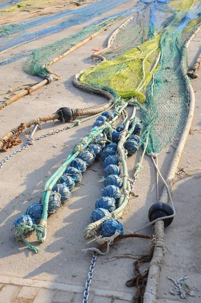 Marine Fishing Nets Fishery Equipment — Stock Photo, Image
