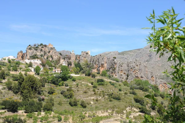 Španělsko Zřícenina Guadalest Costa Blanca — Stock fotografie