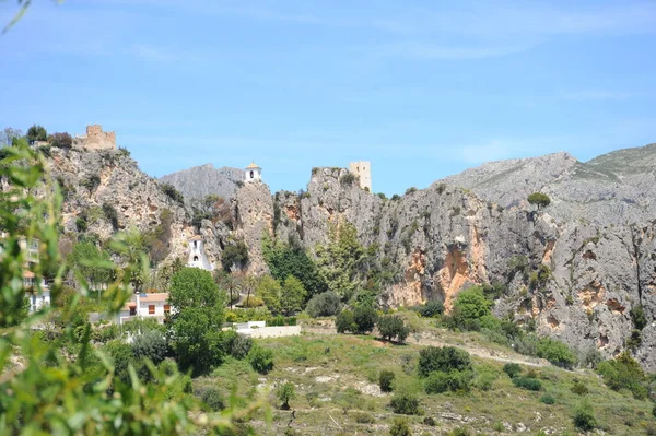 Spanje Ruïnes Guadalest Costa Blanca — Stockfoto