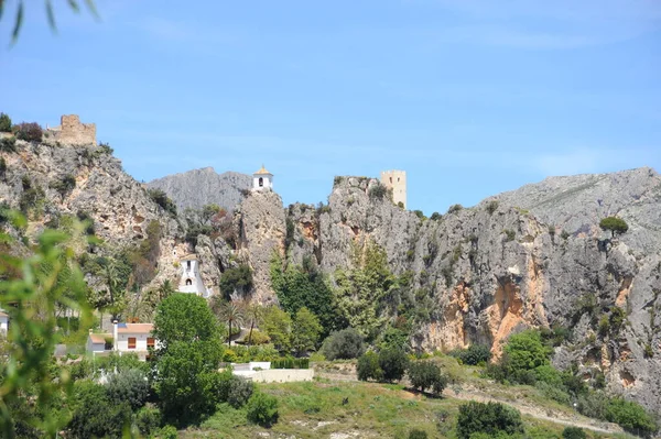 Espanha Ruínas Guadalest Costa Blanca — Fotografia de Stock