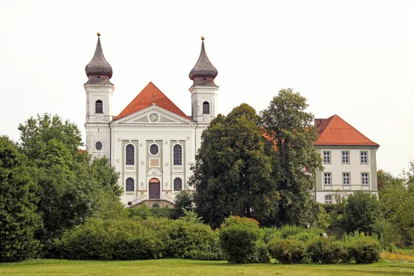 Pfarrkirche Sthe Tertulin Klooster Schlehdorf — Stockfoto