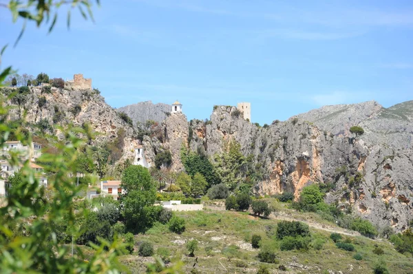 Spanien Ruinen Guadalest Costa Blanca — Stockfoto