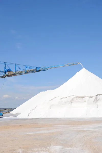 Grandes Montañas Sal Extracción Sal — Foto de Stock