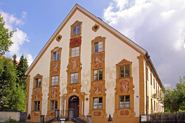 Casa Los Antiguos Silvicultores Oberammergau — Foto de Stock