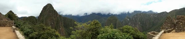 Machu Picchu Inca Ciudad Las Nubes — Foto de Stock