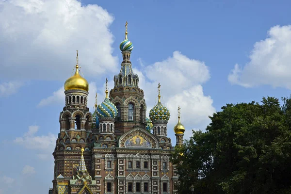 Bloedkerk Kerk Van Onze Redder Petersburg — Stockfoto