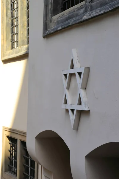 Estrela David Praga — Fotografia de Stock