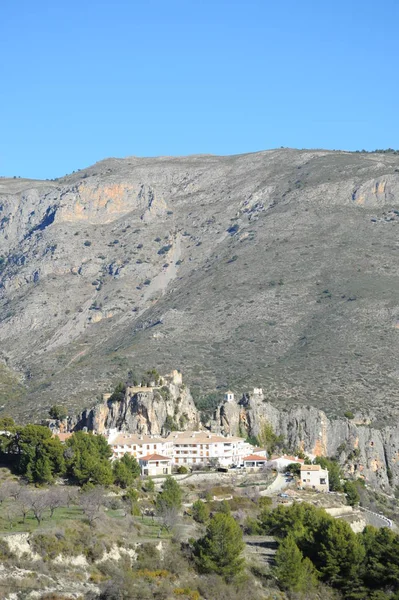 Spanien Ruinen Guadalest Costa Blanca — Stockfoto