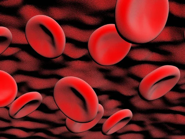 Krwinki Żyłach — Zdjęcie stockowe