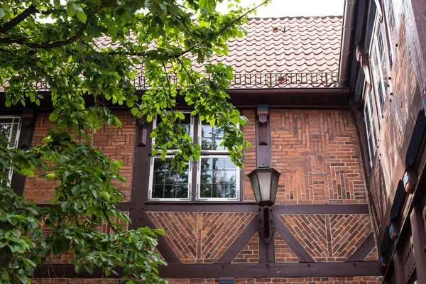 Casa Meia Madeira Histórica — Fotografia de Stock