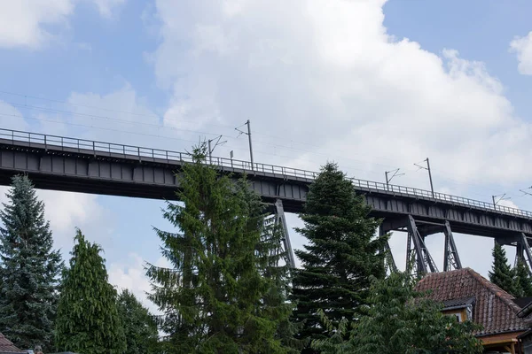 Rendsburg Daki Yüksek Köprü — Stok fotoğraf