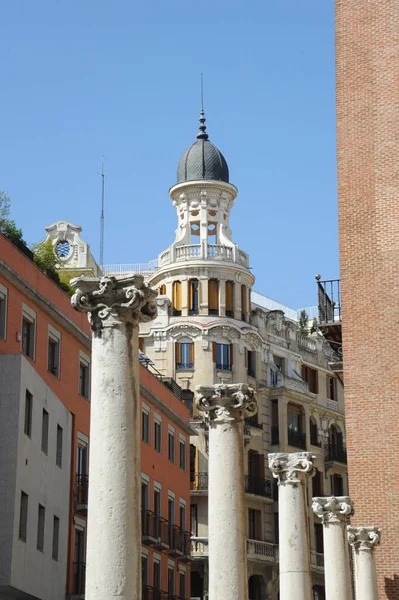 Spagna Facciate Casa Madrid — Foto Stock