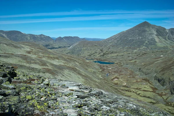 Norskt Bergslandskap Utsikt Från Rondhalsen — Stockfoto