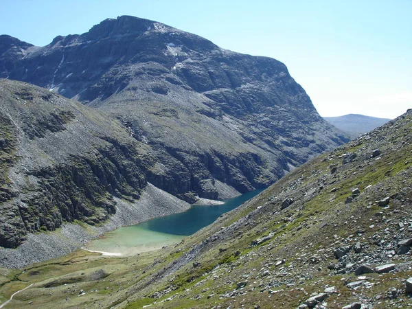 Norwegijski Krajobraz Górski Widok Rondhalsen — Zdjęcie stockowe